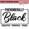 Phenomenal Black SVG free