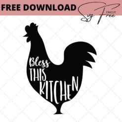 bless this kitchen free SVG