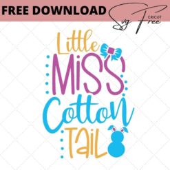 little miss cotton tail svg
